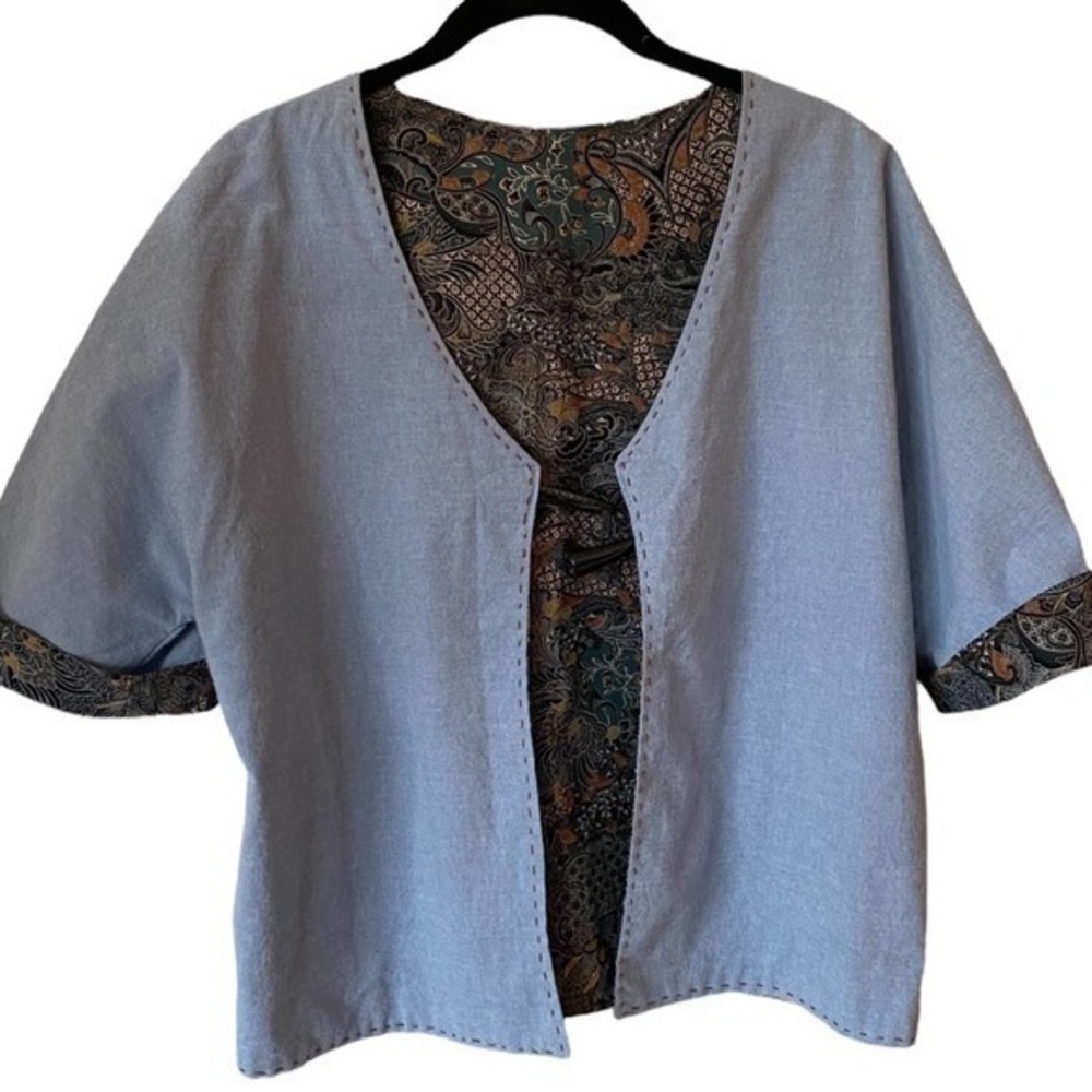 Jean Jacket Home made beautifully done reversible